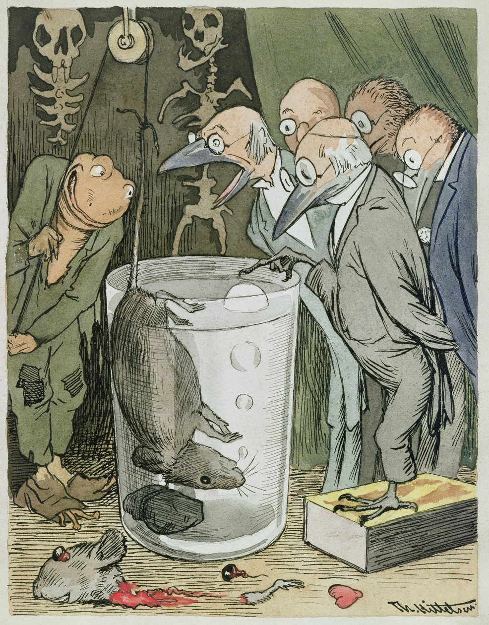 Bir Doktorun Bilimsel Deneyi by Theodor Kittelsen