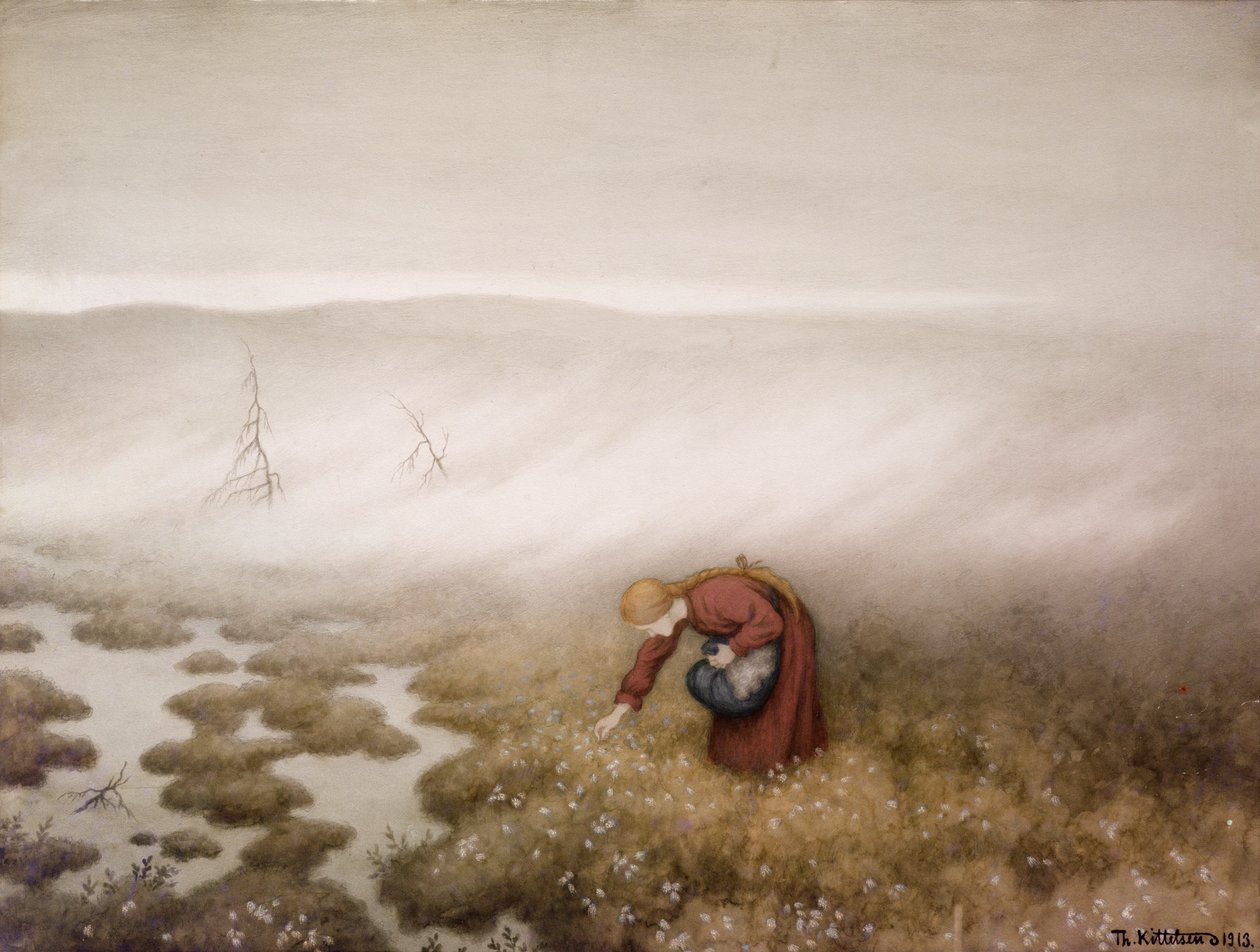 Pamuk otu by Theodor Kittelsen