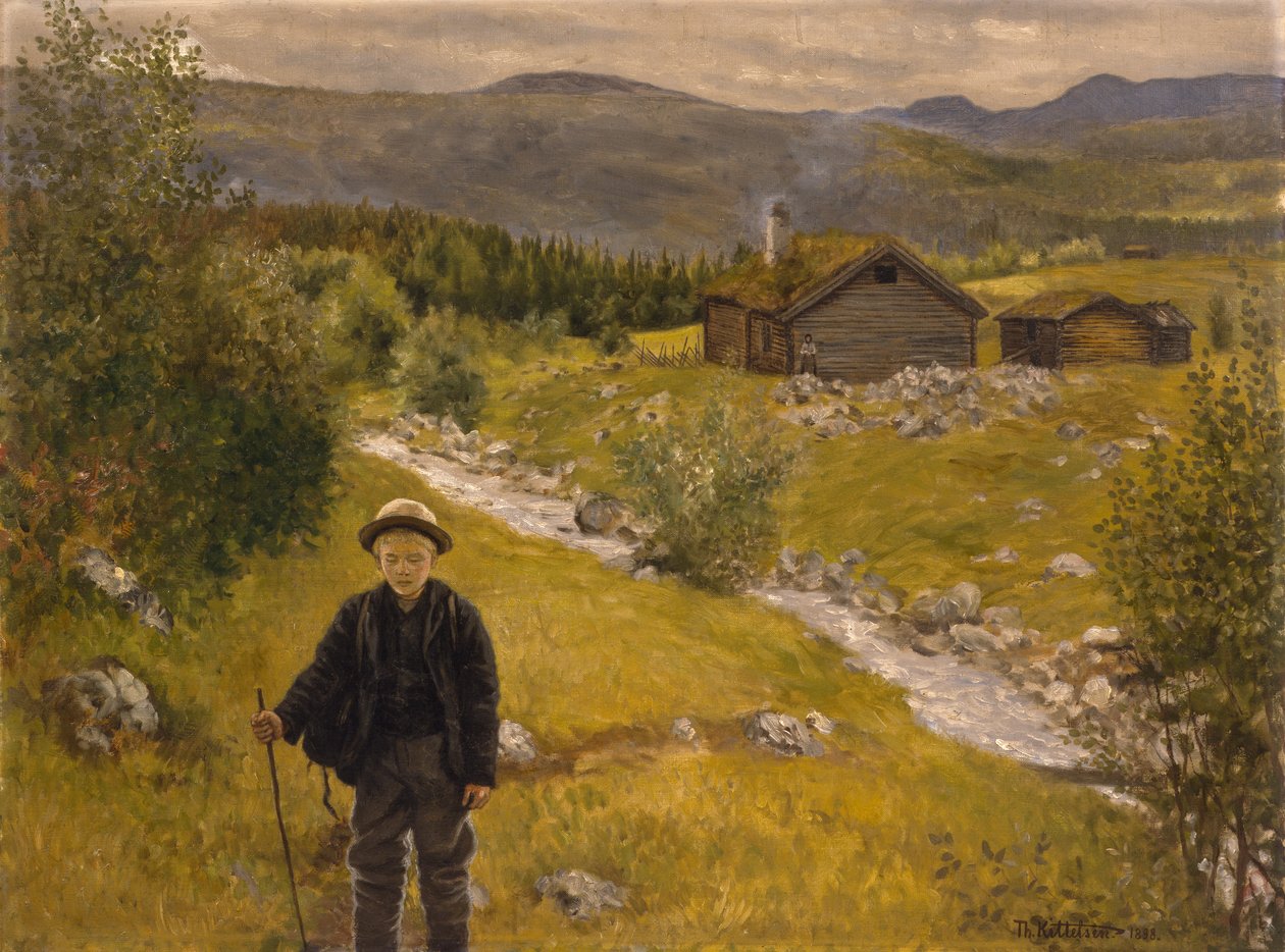 elveda anne by Theodor Kittelsen