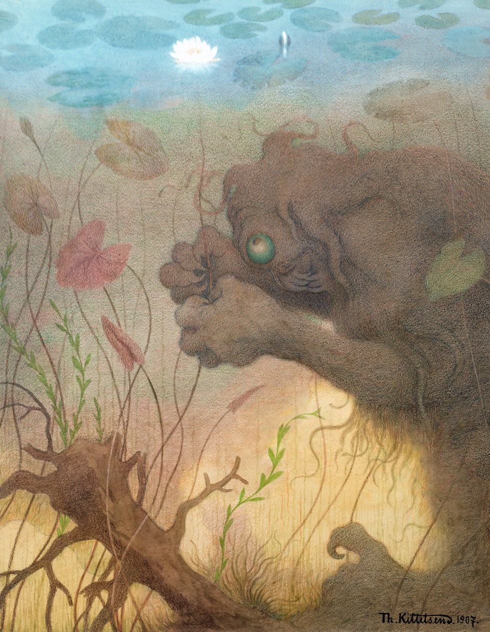 Balık Tutma by Theodor Kittelsen