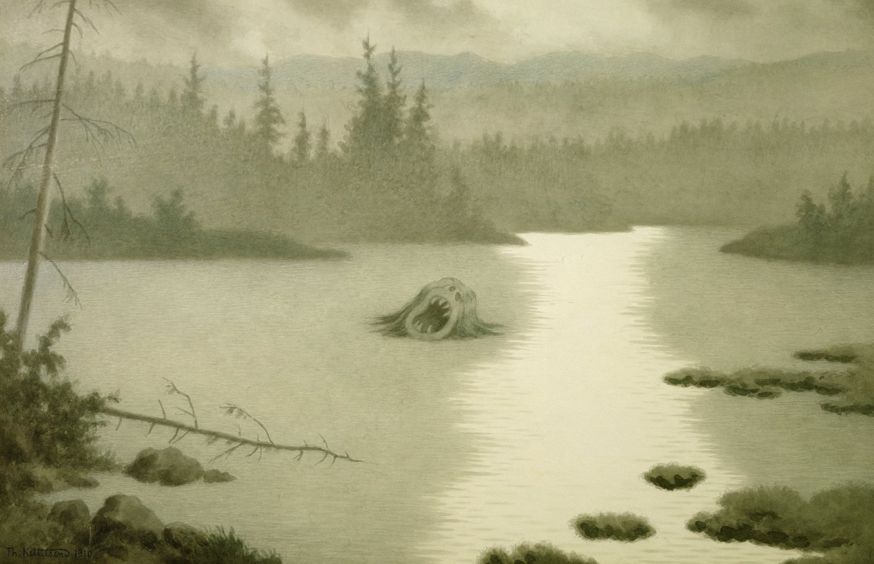 kameralar çığlıklar by Theodor Kittelsen