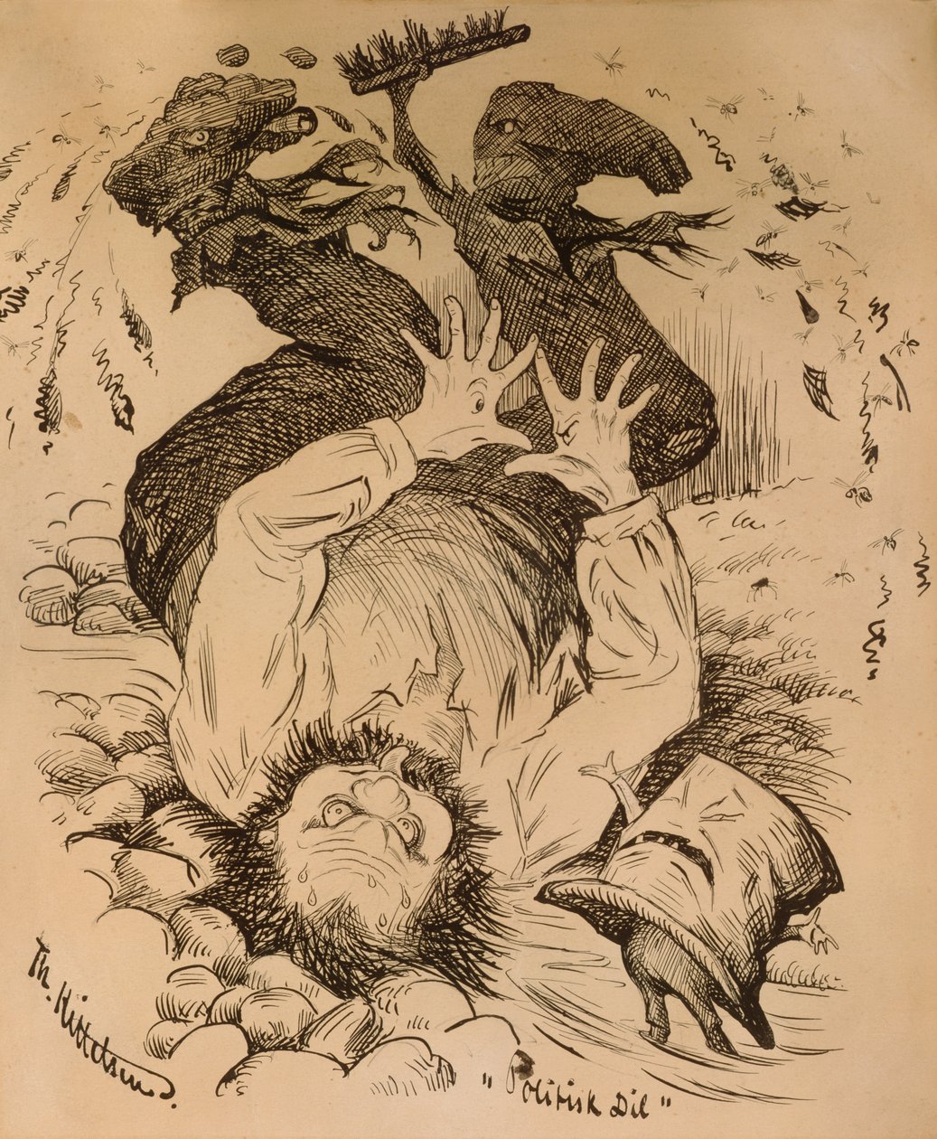 siyasi dil by Theodor Kittelsen