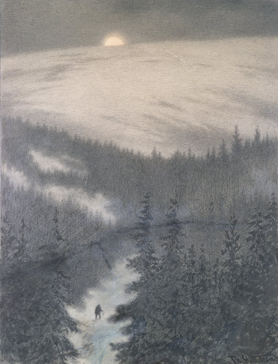 küçük toprak sahibi by Theodor Kittelsen
