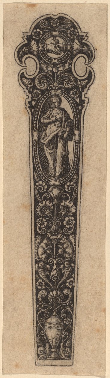 Bıçak Sapı Süsleme by Theodor de Bry