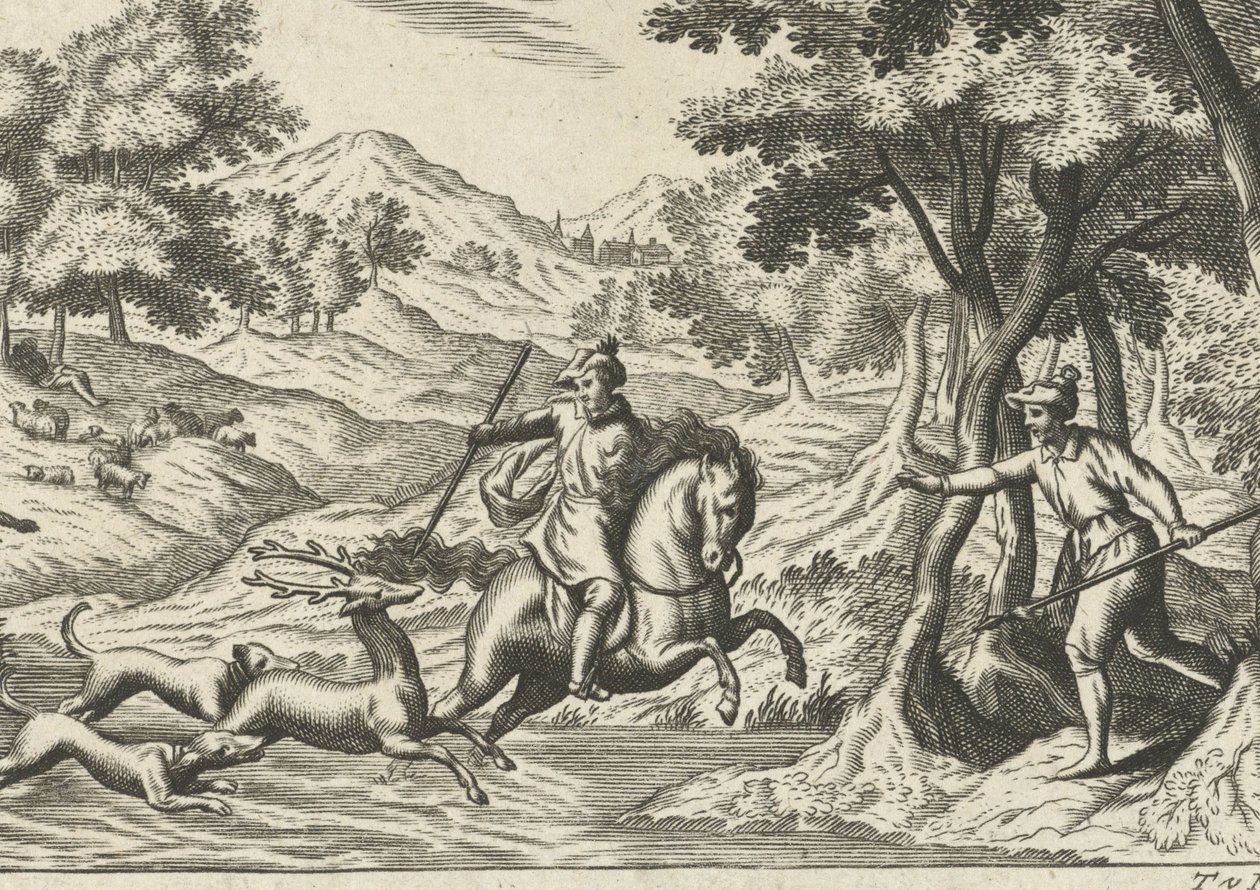 Geyik avı by Theodor van Merlen (II)