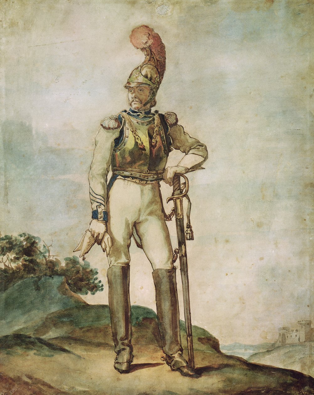 Cuirassier  by Theodore Gericault