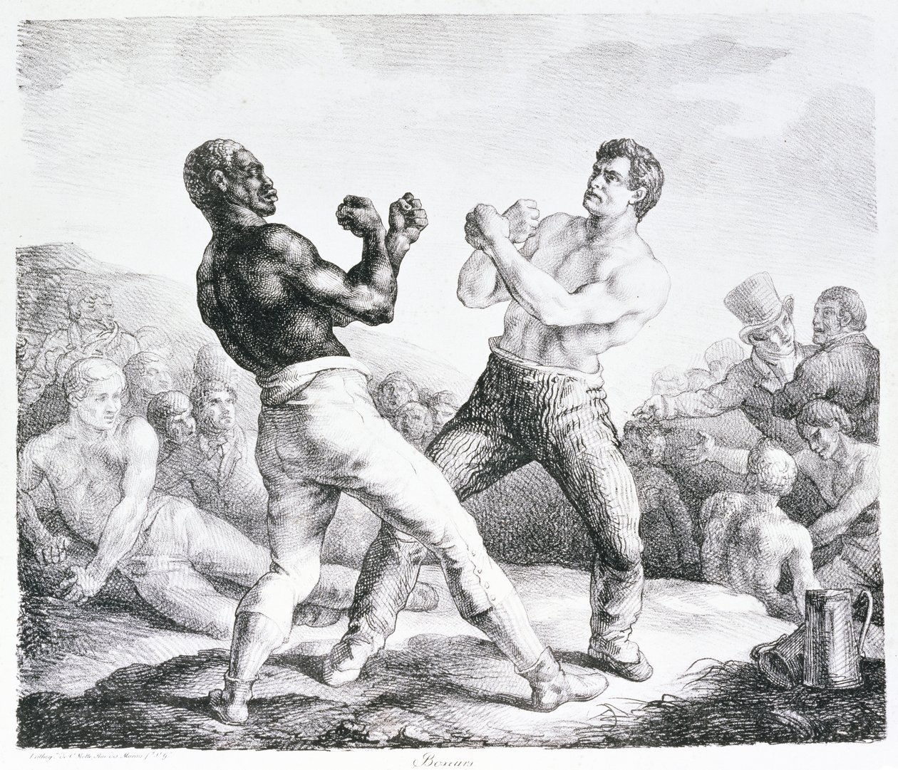 Boksörler, 1818 by Theodore Gericault