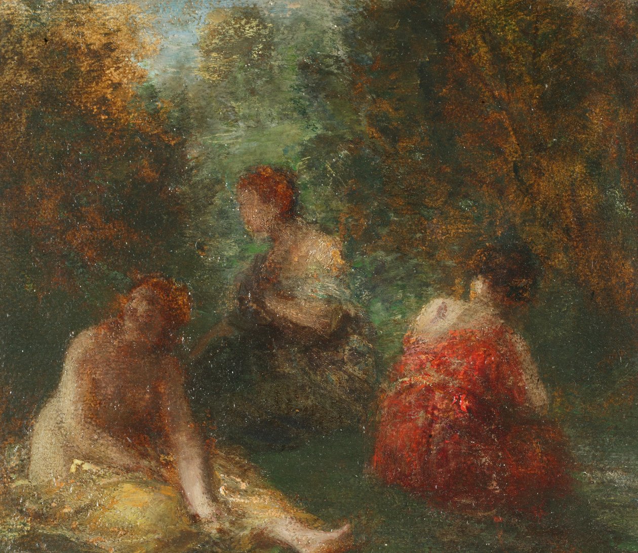 The Bathers, c.1871-74 (tuval üzerine yağlıboya) by Theodore Fantin Latour