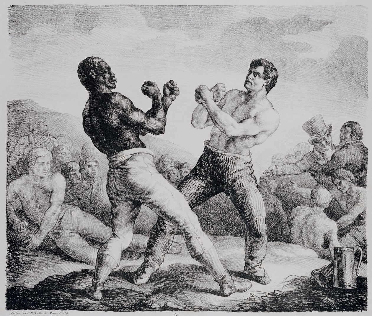 Boksörler, 1818 by Theodore Gericault