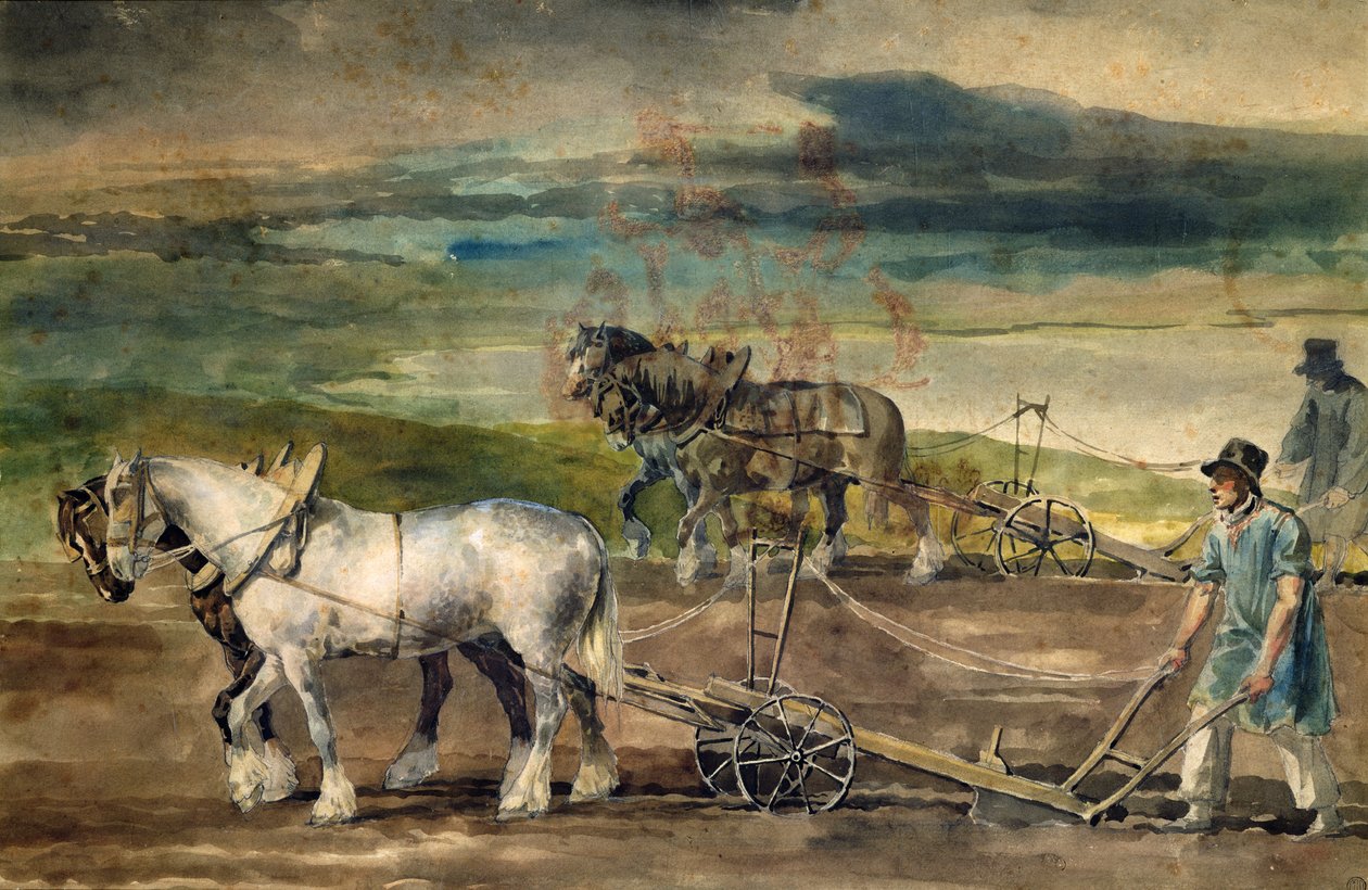 Çiftlik işçileri by Theodore Gericault