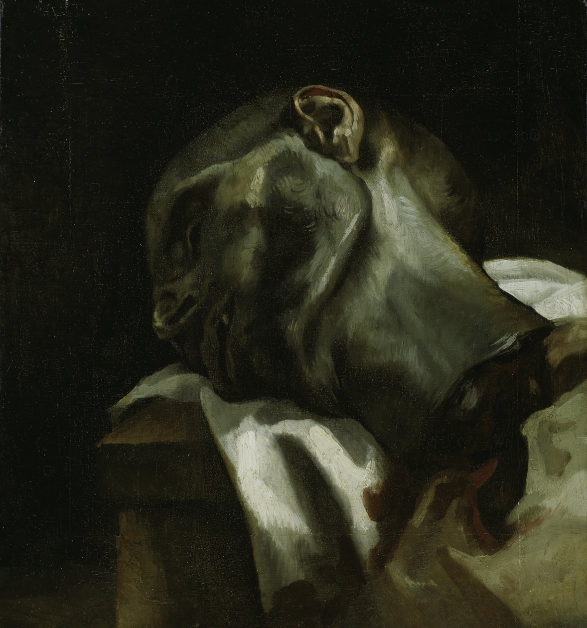 Giyotinli Bir Adamın Başı by Theodore Gericault