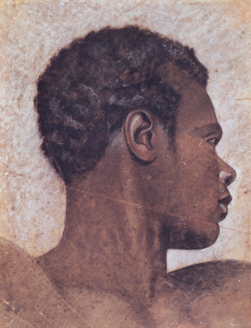 Siyah bir kişinin başkanı by Theodore Gericault