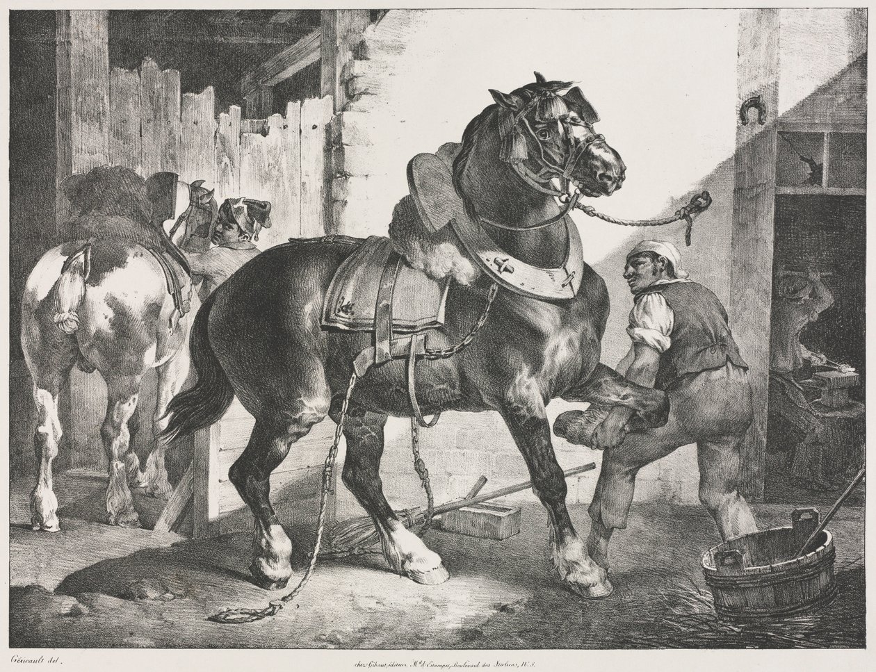 Fransız Mareşali. by Theodore Gericault
