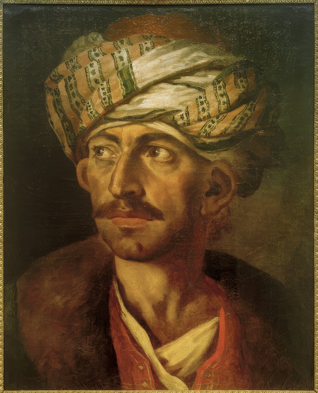 Erkek portresi (muhtemelen Mustafa) by Theodore Gericault