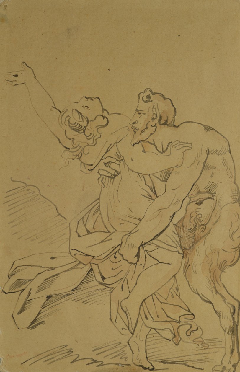 su perisi ve satir by Theodore Gericault