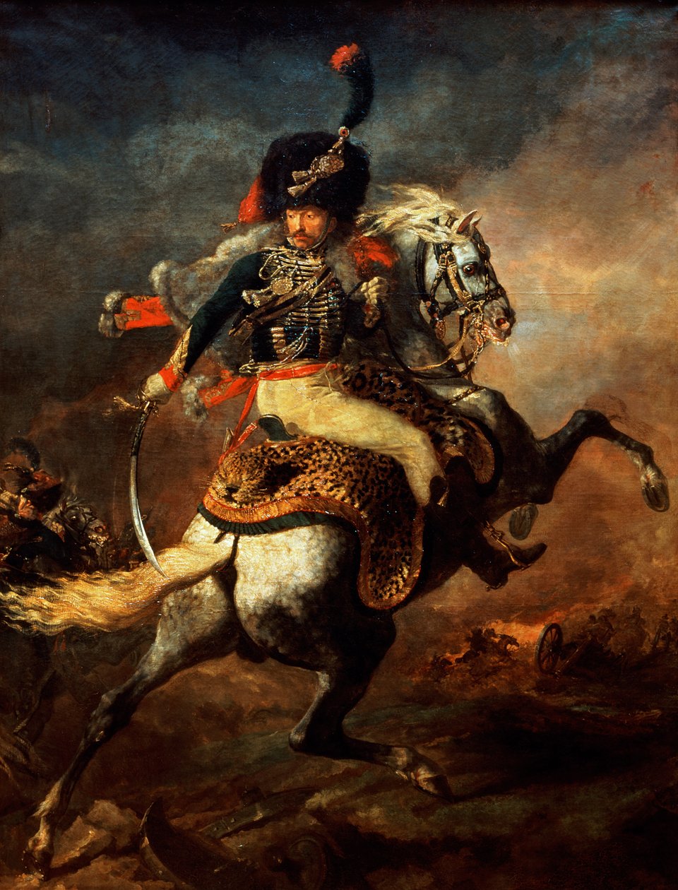 Süvari subayı by Theodore Gericault