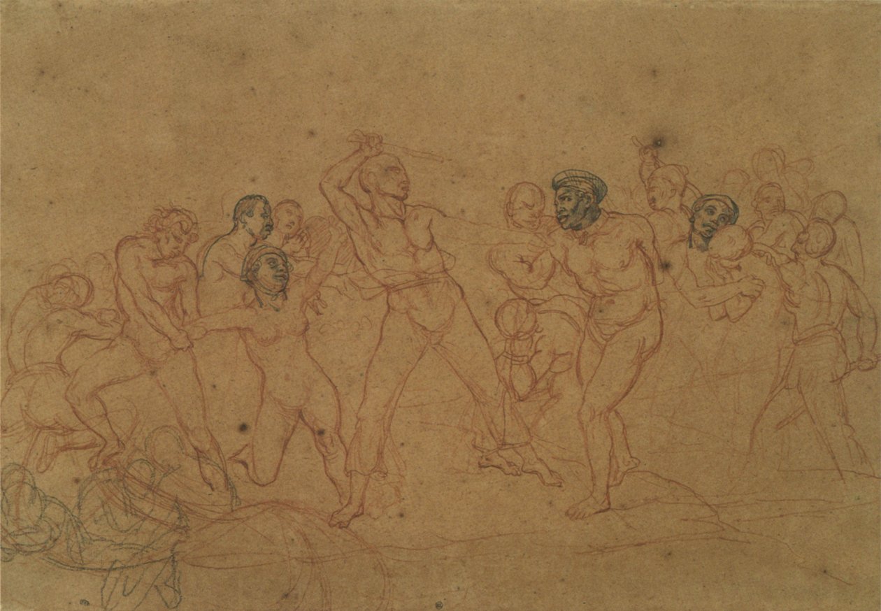 Afrika Köle Ticareti by Theodore Gericault