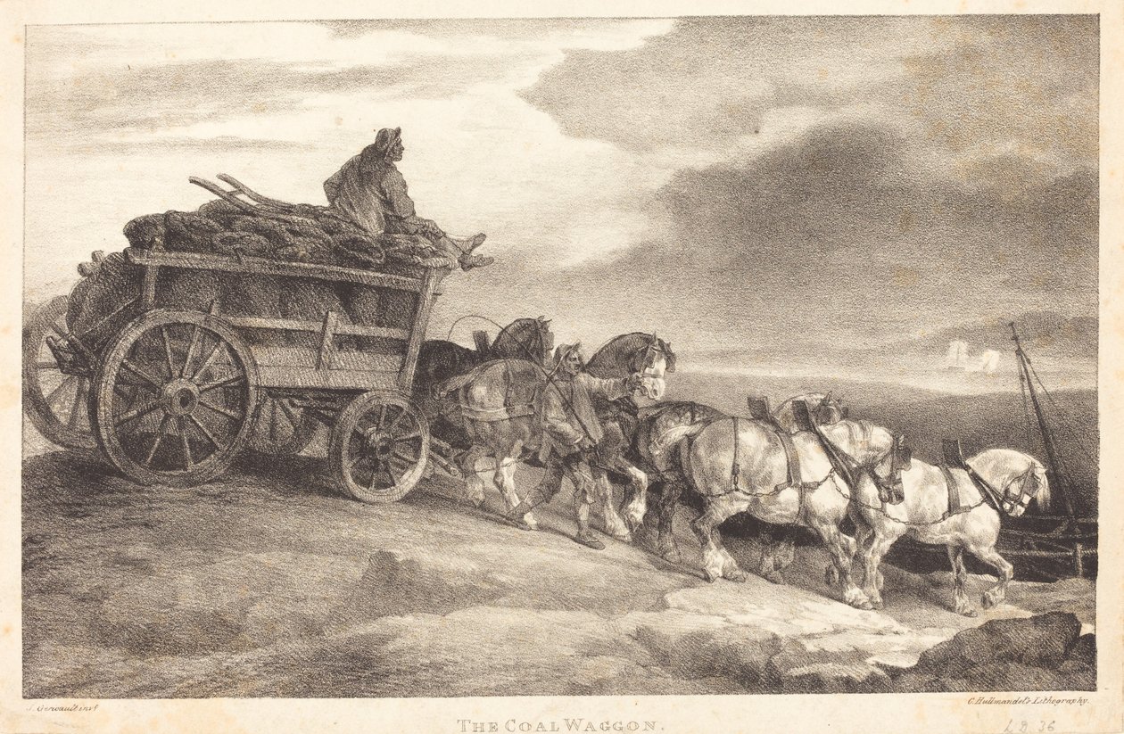 Kömür Vagonu by Theodore Gericault