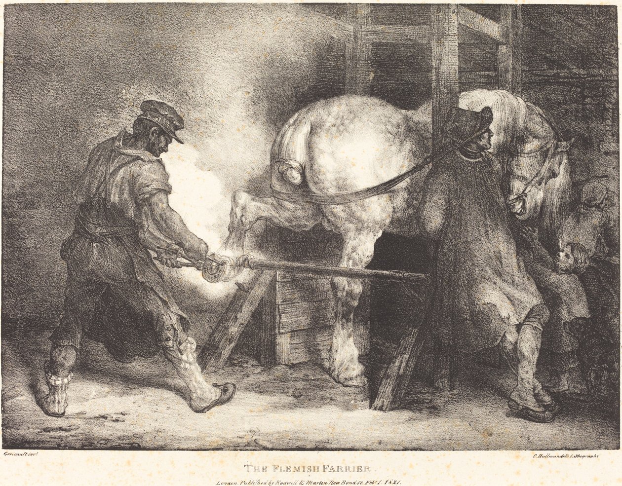 Flaman nalbant by Theodore Gericault