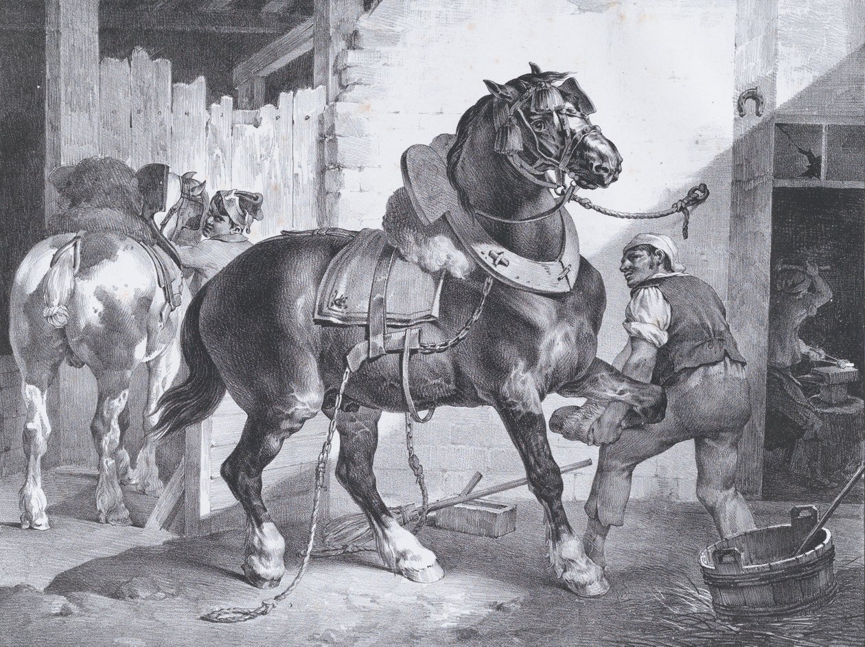 Fransız Demirci, 1822. by Theodore Gericault