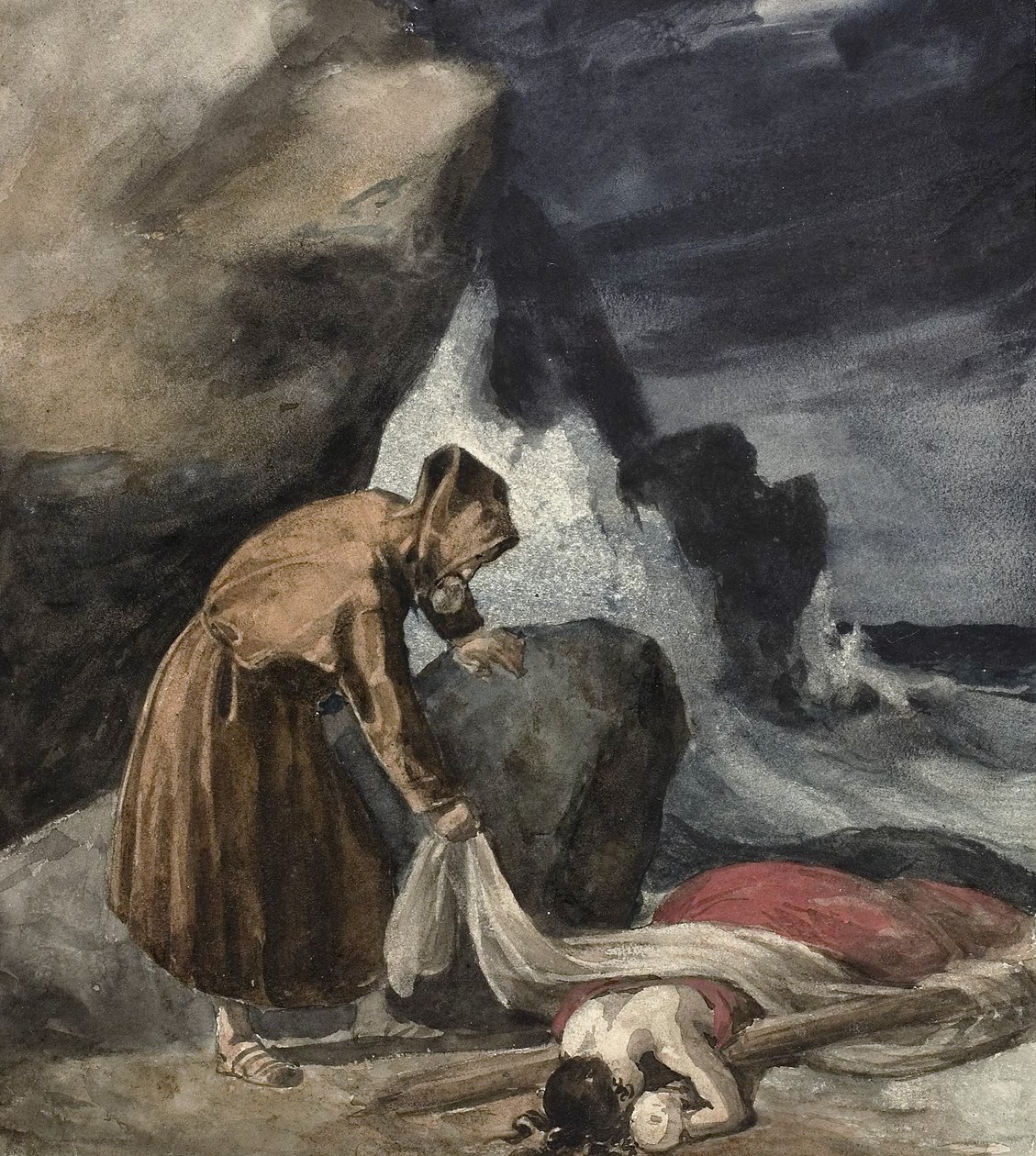 Fırtına, c.1821-23 by Theodore Gericault