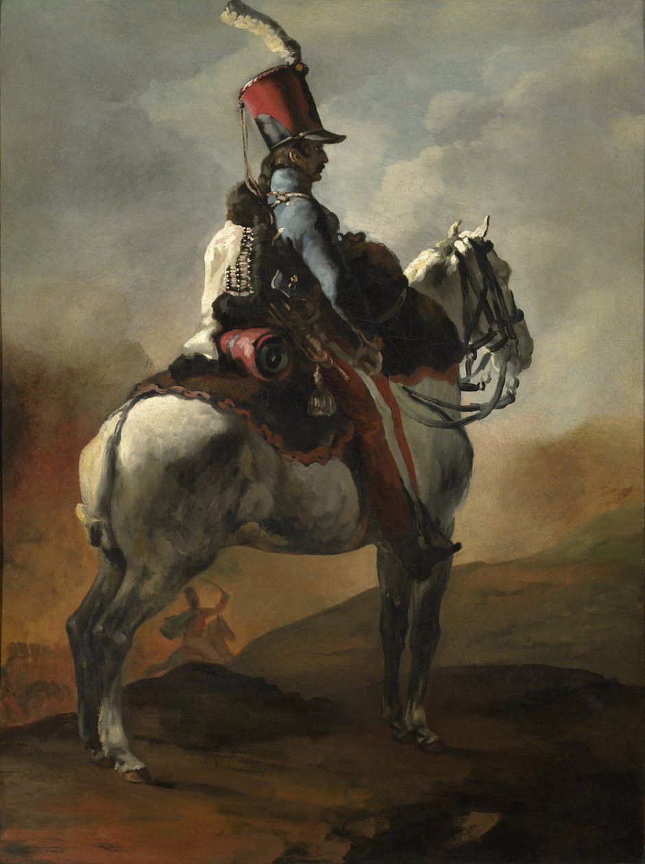 Süvarilerin Trompetçisi, c.1815-20 by Theodore Gericault