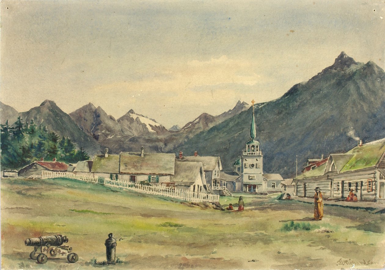 Lincoln Caddesi, Sitka, 1887. by Theodore J. Richardson