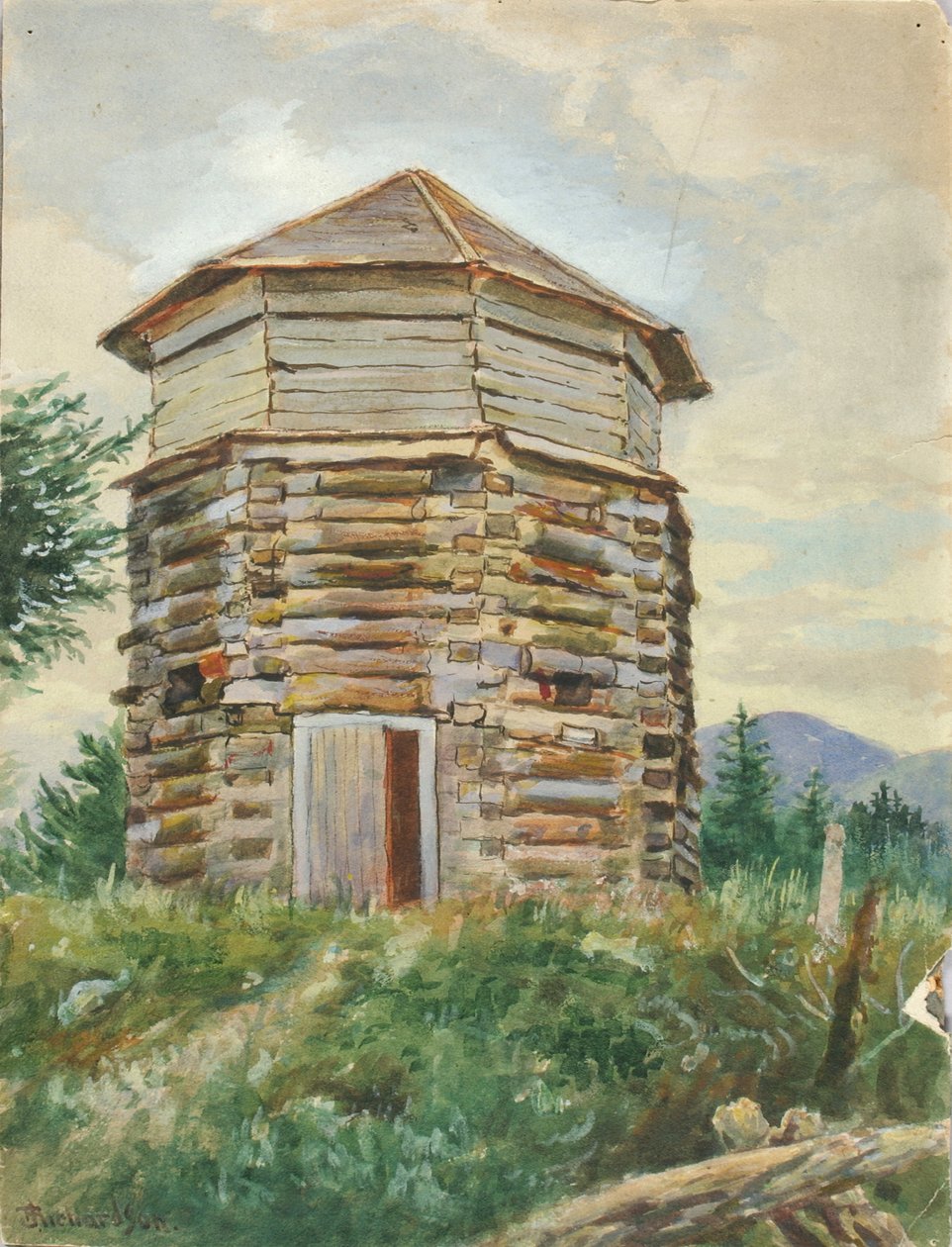 Rus Blok Evi, Alaska, 1900. by Theodore J. Richardson