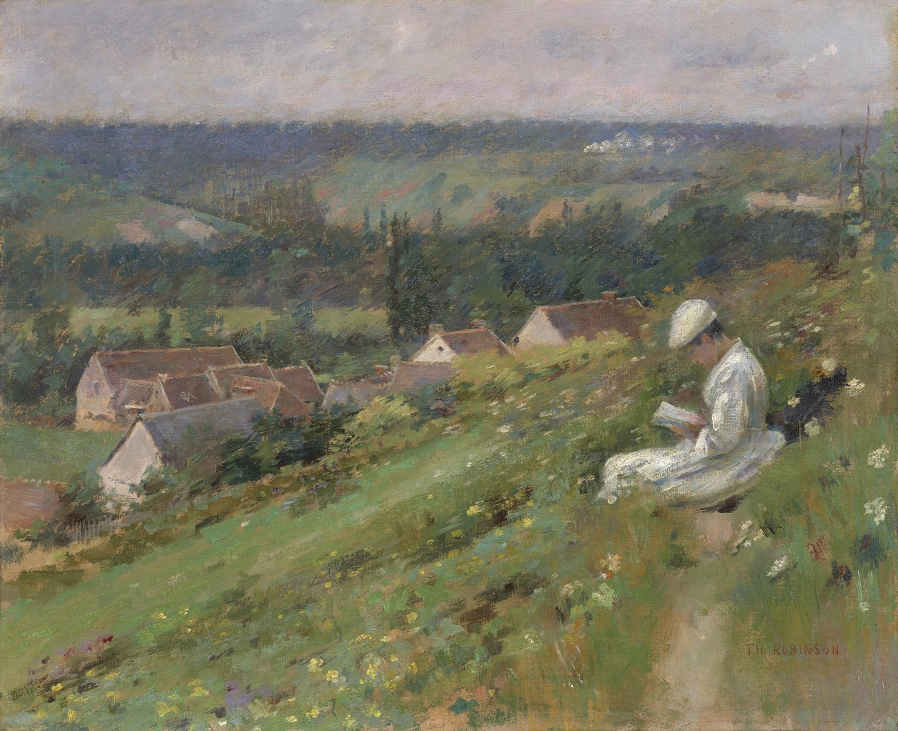 Arconville Vadisi, c. 1887. by Theodore Robinson