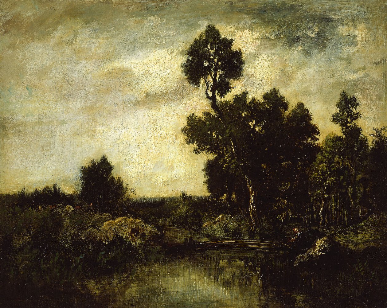 Manzara, c.1850 by Pierre Etienne Theodore Rousseau