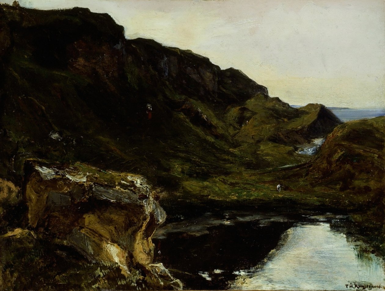 Peyzaj, ç. 1835. by Theodore Rousseau