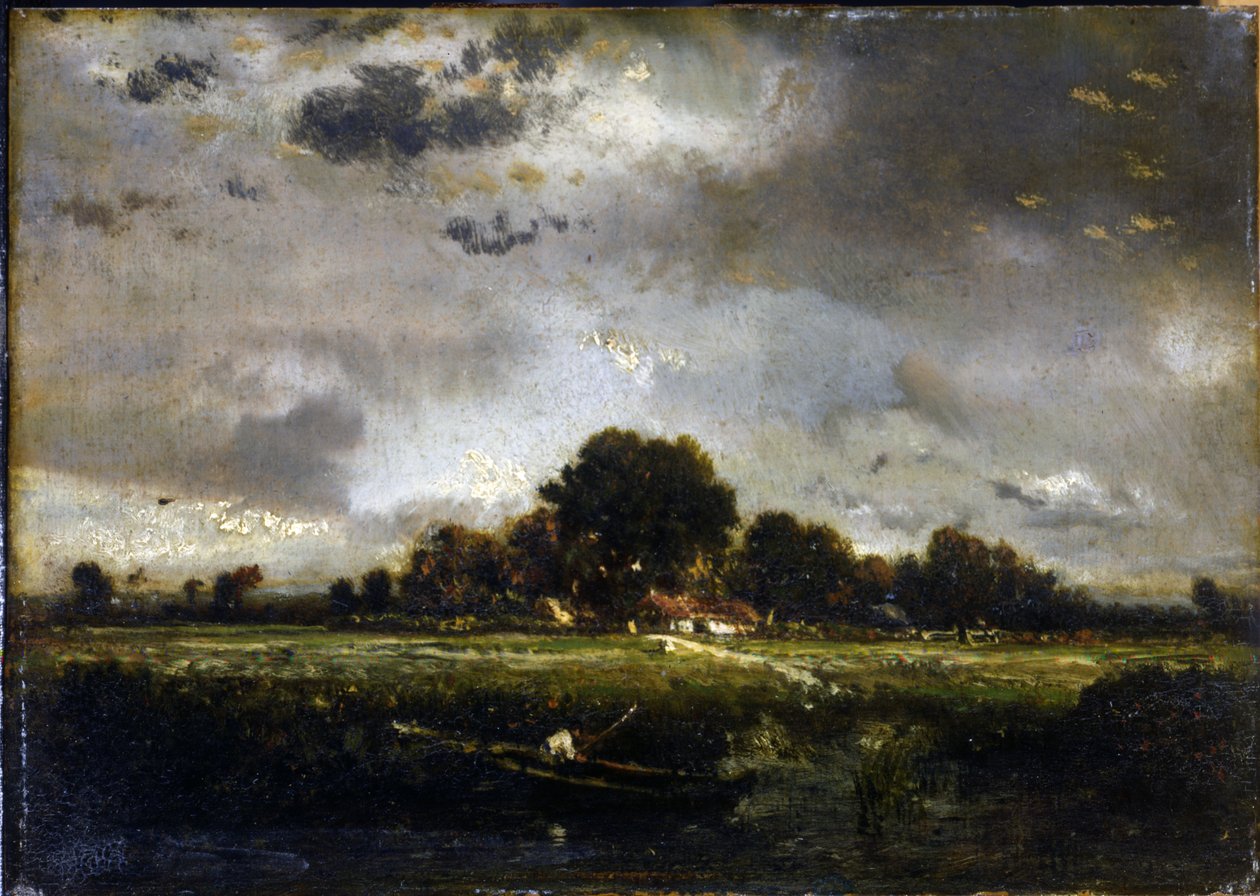Küçük Balıkçı by Pierre Etienne Theodore Rousseau