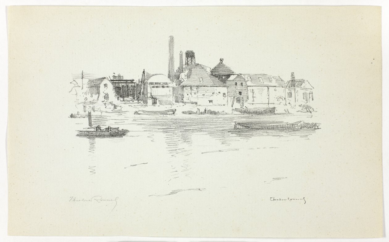 Nehirden Battersea, Alçak Gelgit by Theodore Roussel