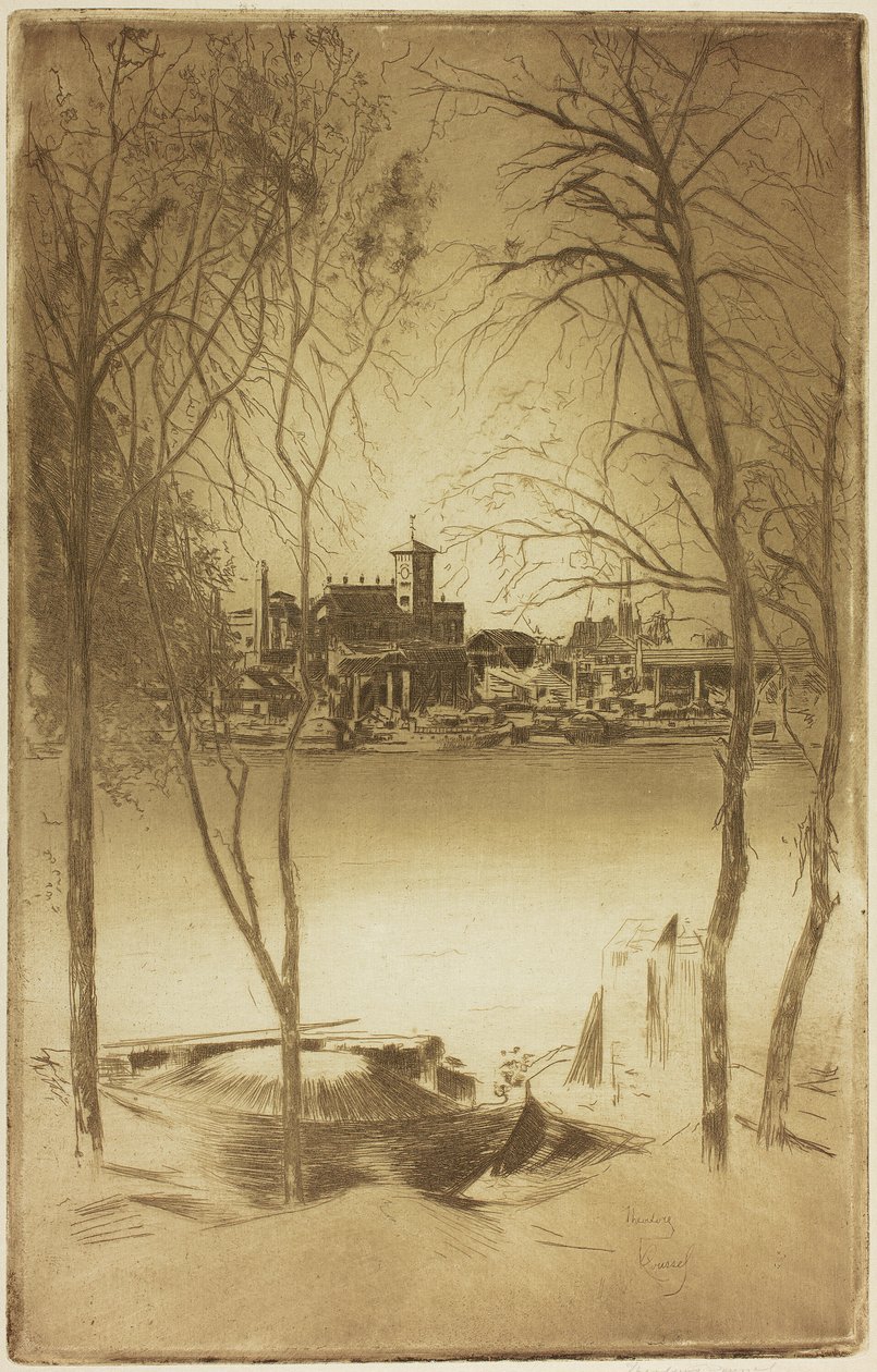 Laburnums ve Battersea by Theodore Roussel