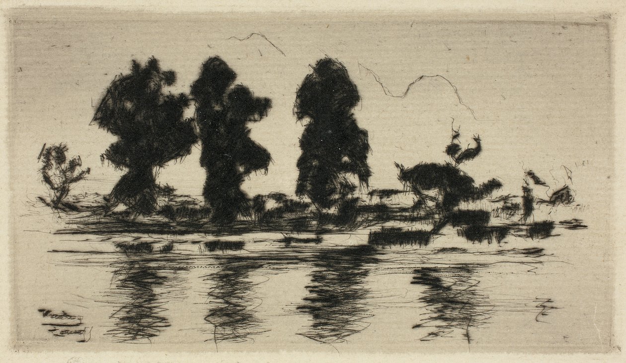Thames, Akşam by Theodore Roussel