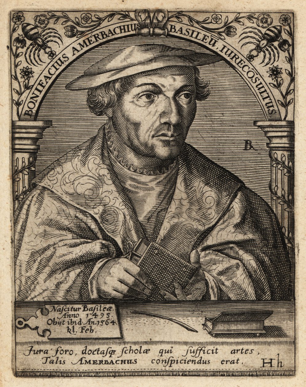 Boniface Amerbach by Theodore de Bry