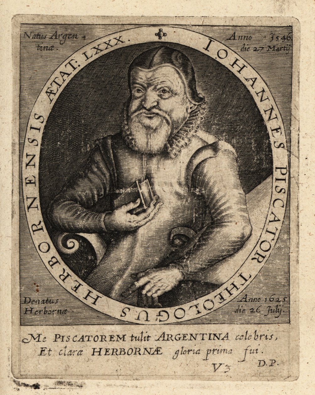 Johannes Fischer by Theodore de Bry