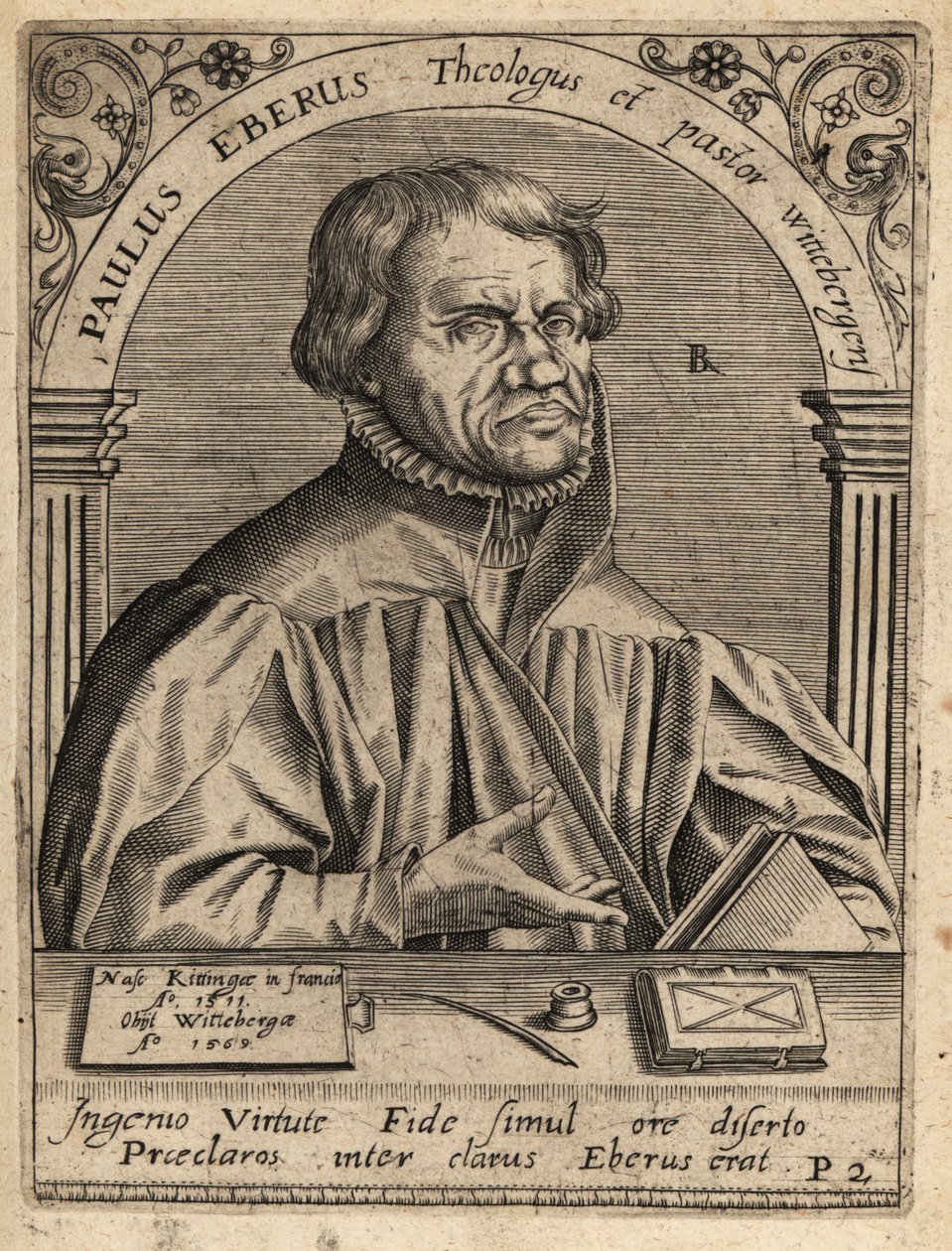 Paul Eber by Theodore de Bry