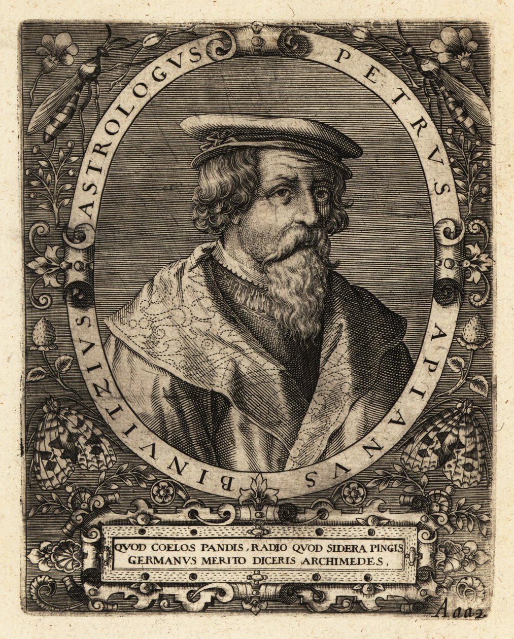 Peter Apian, Alman astronom. by Theodore de Bry