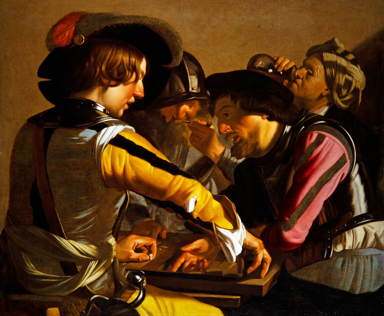 Tavla Oyuncuları by Theodore van called Dirk Baburen