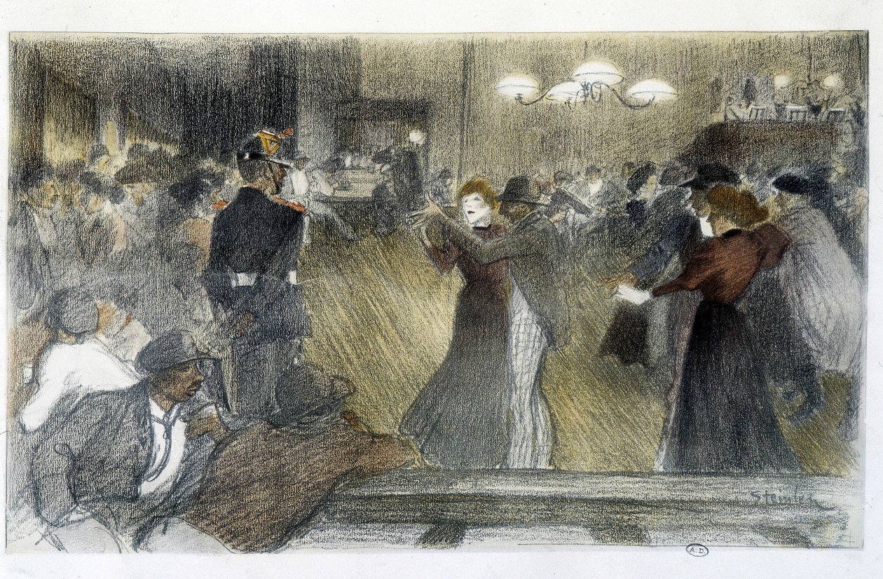 Top - Steinlen tarafından çizim by Théophile Alexandre Steinlen