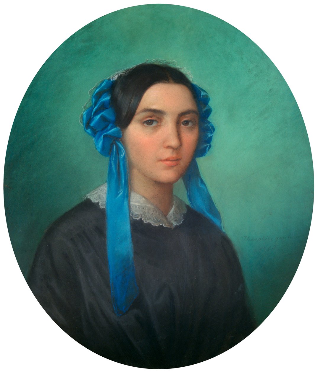 Genç Bir Kızın Portresi, 1843 by Theophile Gautier