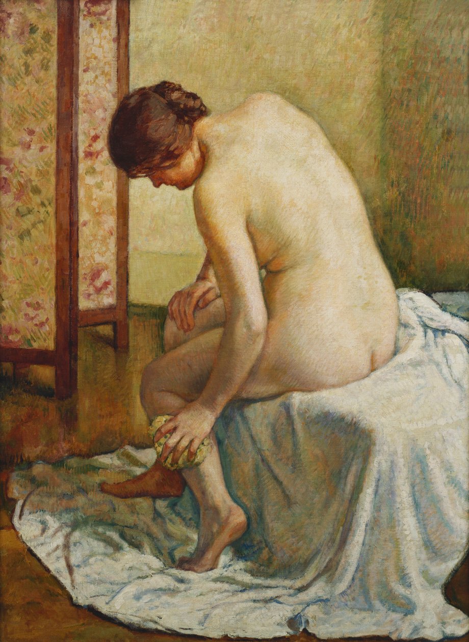 yüzücü; baigneuse, by Théo van Rysselberghe