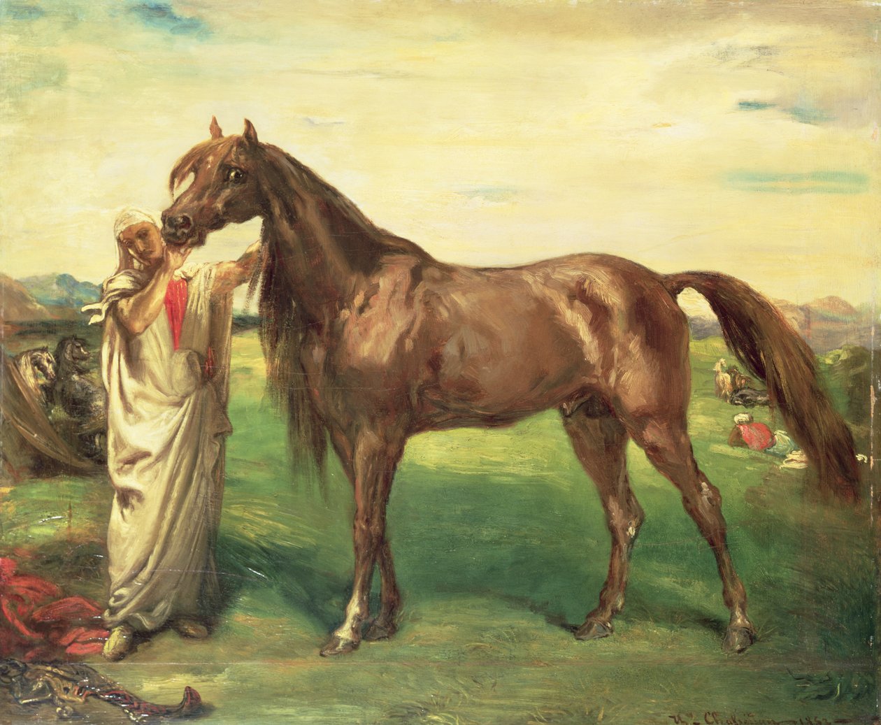 Hacı, Arap Aygırı, 1853 by Théodore Chassériau
