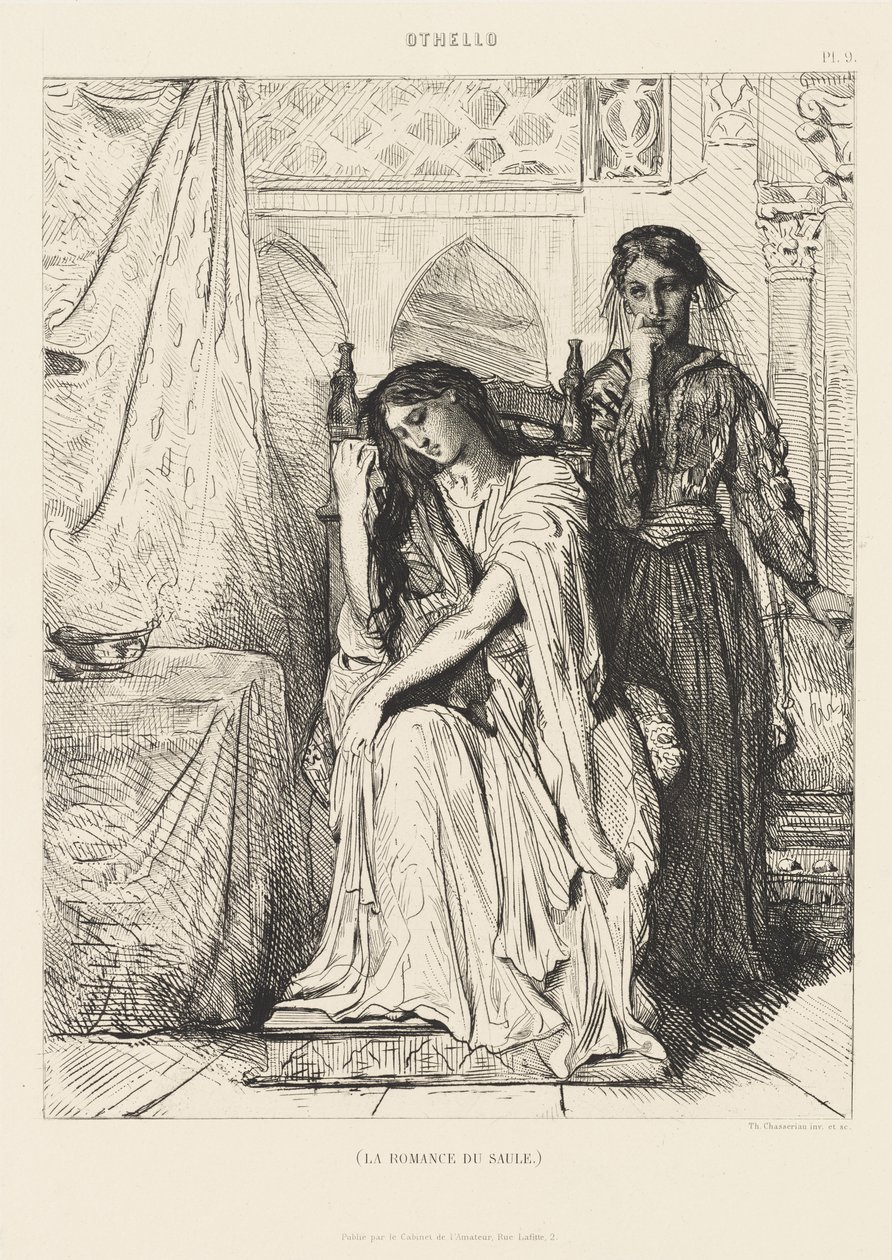 Othello Süit, No. 9 by Théodore Chassériau