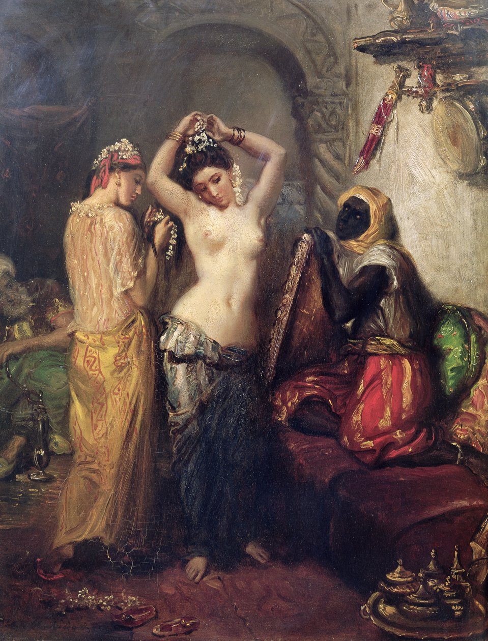 Saraydaki Tuvalet by Théodore Chassériau