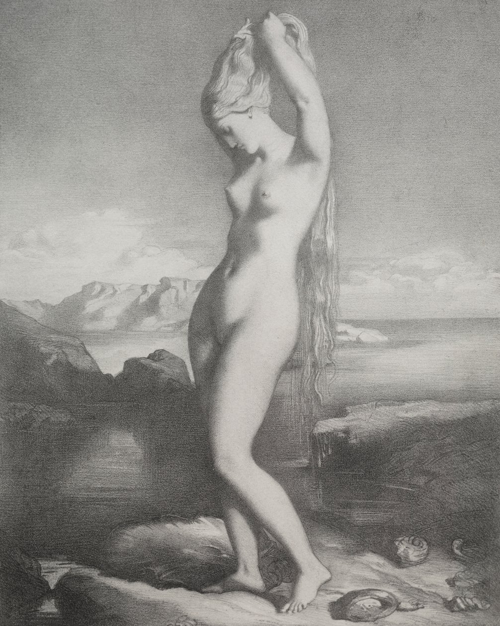 Venüs Anadyomene by Théodore Chassériau