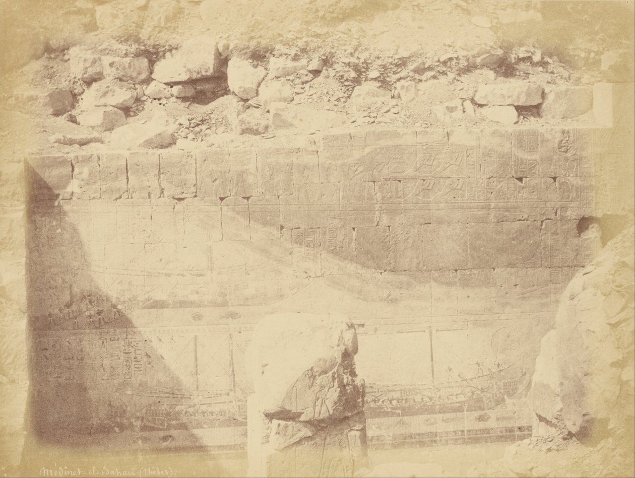 Medinet-el-Bahari (Teb) by Théodule Devéria