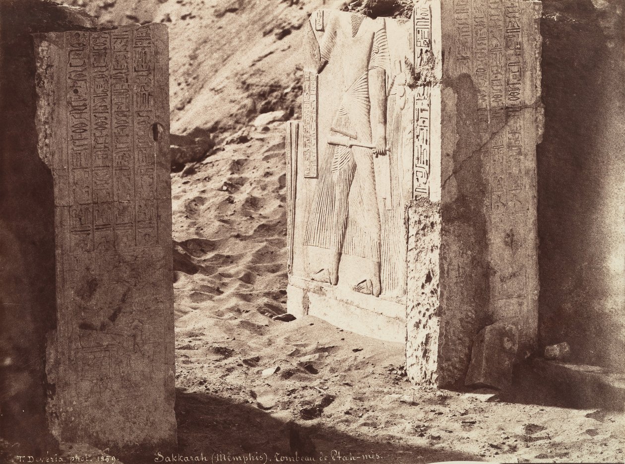 Ptahmose Mezarı, Saqqara Memphis, 1859. by Théodule Devéria