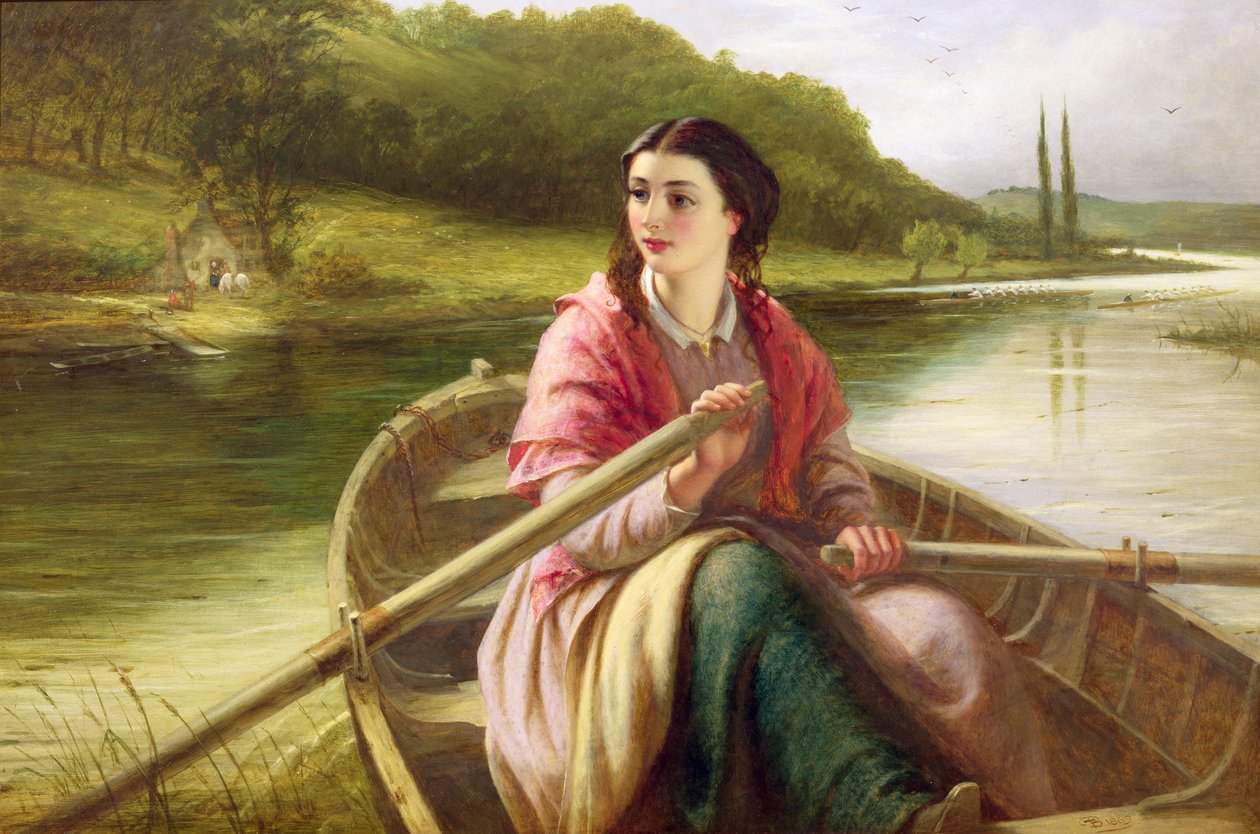 Kayıkçının Kızı, 1869 by Thomas Brooks